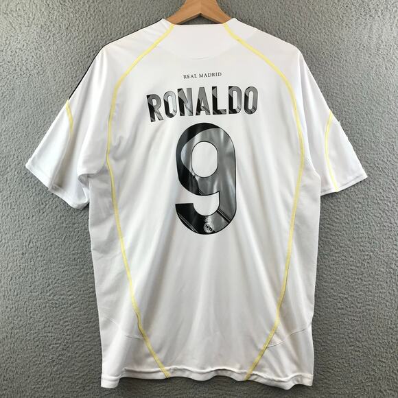REAL MADRID 2009HOME ADIDAS FOOTBALL SOCCER #9 Cristiano Ronaldo